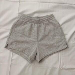 Abercrombie & Fitch High Rise Sunday Mini Shorts Gray Size M